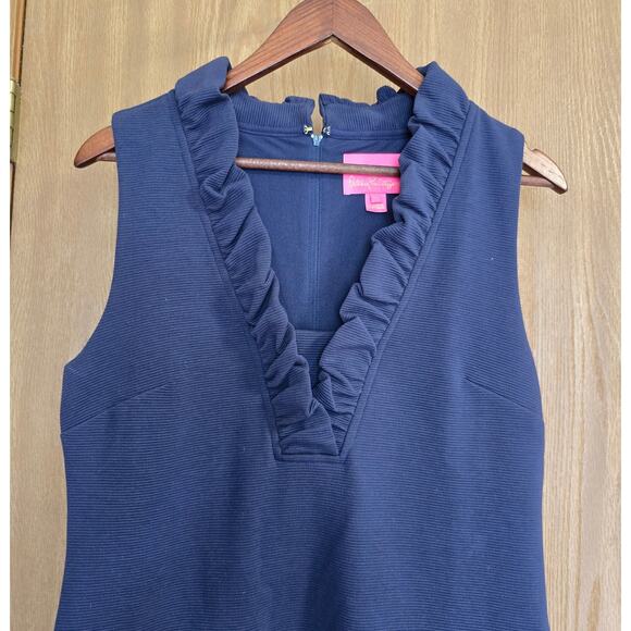 Lilly Pulitzer Tisbury Knit Ruffle Sleeveless Dress - Picture 4 of 13